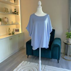 Ladies Short Sleeved Blue Top from Primark