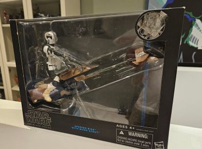 Star Wars The Black Series Scout Trooper and Speeder Bike