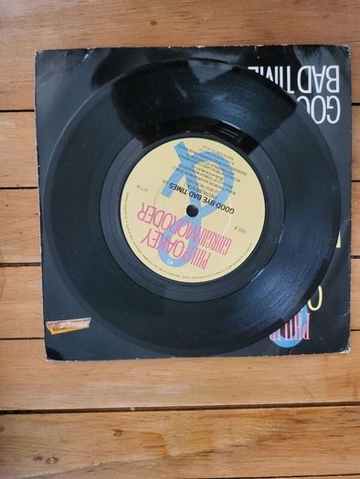 Philip Oakey Giorgio Moroder Good Bye Bad Times 7 inch Vinyl Single 1985 Virgin