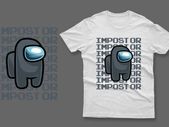 Dark grey impostor among us t-shirt impostor t-shirt