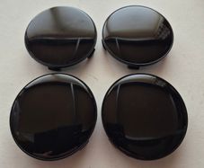 Gloss black BMW 68mm caps - FREE POST