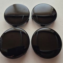 Gloss black BMW 68mm caps - FREE POST