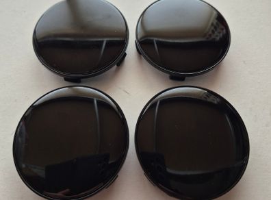 Gloss black BMW 68mm caps - FREE POST