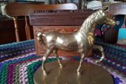 Large Brass Horse Ornament