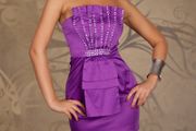 dress red or black or purple violet with decorative front size xs-s