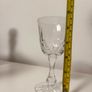 Vintage Crystal Decanter Stand with Six Glasses and Crystal Cut Decanter Image 9