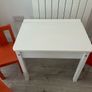White IKEA Sundvik Children's Desk and 3 Kritter Chairs Image 2