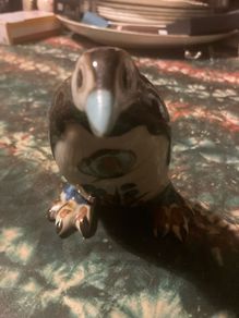 Tonala Mexico pottery penguin figure free postage