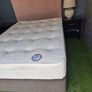 Bed frame, mattress, headboard, 2 night stands and lamp Image 4