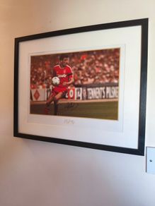 John Aldridge Liverpool Signed Photo Framed