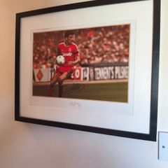 John Aldridge Liverpool Signed Photo Framed