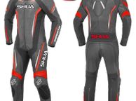 main image for ad FREE SHIPPING - Shua Infinity 1PC Motorcycle Premium Leather Racing Suit (Black/Red)
