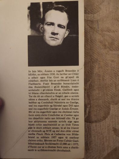 Lig Sinn I Gather. By  Breandan O' Heithir. Signed 1976  Second  Edition In Very Good Condition.