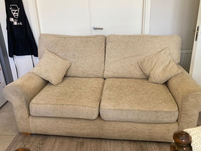 Cream sofa