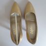 CEFALU Ladies Patent Cream Leather High Heel Rita Shoes Small Size EU32 UK13 New For Ladies With Small Feet CAN POST Image 3