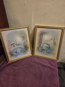 Pair of Andres Orpinas Framed prints