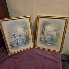 Pair of Andres Orpinas Framed prints
