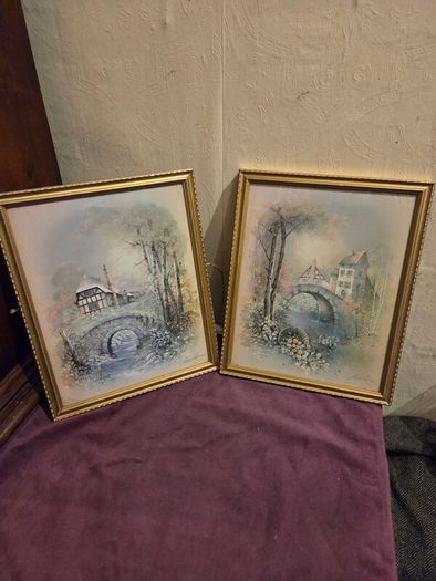 Pair of Andres Orpinas Framed prints