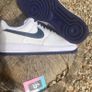 Premium Nike Air Force 1 White Navy Image 4