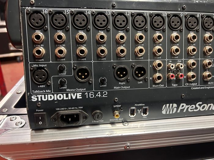 Presonus Studiolive 16.4.2 Digital Mixing console not working