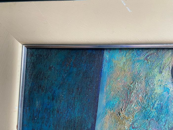 Original signed painting by Sergiu Teleuta, 2005 Romanian Artist