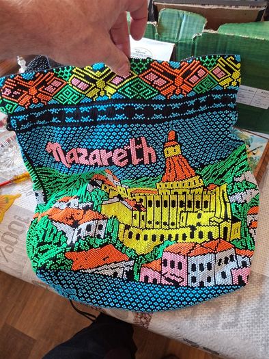 Lot of Vintage Items Nazareth Bag, Christmas Light, Match holder Advertising Fudge Tin, Orbit Castors in Original Box etc PRICE IS FOR 1 ONLY, postage available or collection