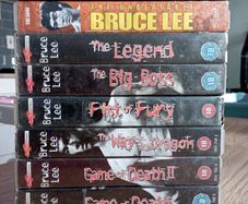 Bruce Lee collection. VHS tapes