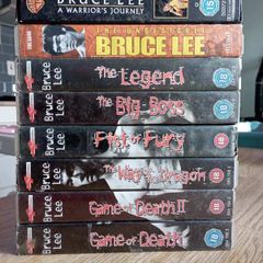 Bruce Lee collection. VHS tapes