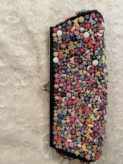 NEW Hand Stitched Handbag / Clutch - A very expensive boutique purchase !