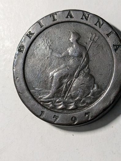 Cartwheel 2 pence 1797
