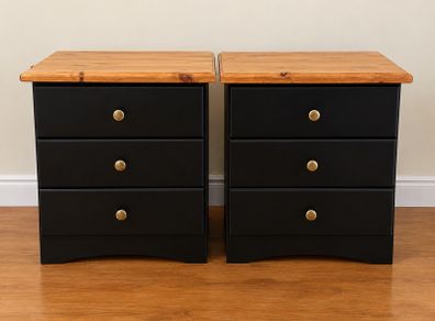 Solid Wood Bedside Lockers