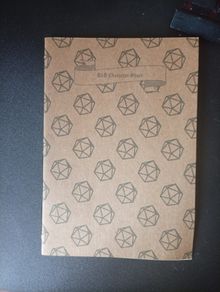 Handmade Dungeons And Dragons Characters Notebook - Basic Plain