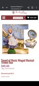 Sound Of Music Hinged Trinket Box