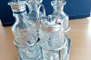 Vintage Walker &amp; Hall silver plate cruet set