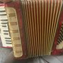 Vintage Hohner Student IV 48-Bass Piano Accordion with Hard Case Image 3