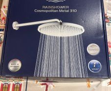 Grohe Supersteel Rainshower Cosmopolitan 310 Head Shower Set 380 Mm, 1 Spray