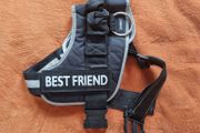 Like new dog harness with no strain on the neck