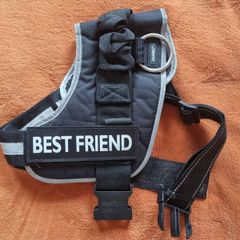 Like new dog harness with no strain on the neck
