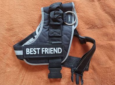 Like new dog harness with no strain on the neck