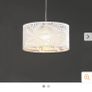 Leaf Pattern Ceiling Lightshade Image 2