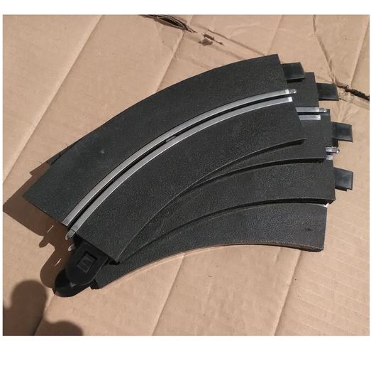 Scalextric Track: 4x inner single lane of Radius 2 curves (digital pit lane r2)