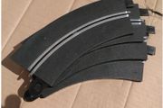Scalextric Track: 4x inner single lane of Radius 2 curves (digital pit lane r2)