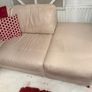 Leather L-shaped corner 5 seater sofa couch Image 6