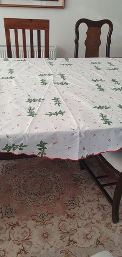 Christmas table cloth