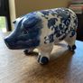 Sculptures Uk Large Handmade Porcelain Willow Pattern Blue & White Image 2