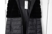 Betty Barclay Quilted Gilet with Faux Fur - DE 36 UK 10 - BNWT RRP 175