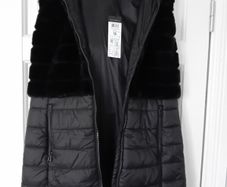 Betty Barclay Quilted Gilet with Faux Fur - DE 36 UK 10 - BNWT RRP 175