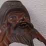 Vintage 19C Chinese Asian Oriental Wooden Hand Carved Mask ,Wood Mask Rose wood 10,5" Image 9
