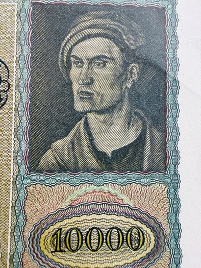 Germany  10000 Marks  1922   PICK. 70  VAMPIRE NOTE ( Uncirculated )