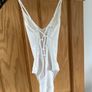 white swimsuit by Wolf & Whistle Image 2